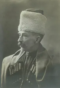 George Kennan Prints: George Kennan wearing Georgian cossak uniform