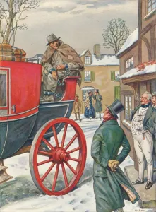 George Loveless (1797-1874) in chains from Dorchester to a prison, (1834), 1934
