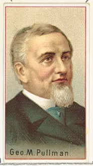 Souvenir Book Prints: George M. Pullman, printers sample for the Worlds Inventors souvenir album (A25
