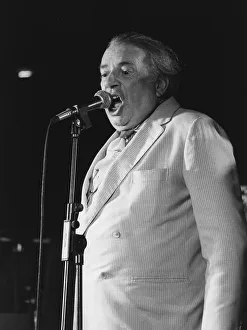 Open Mouth Prints: George Melly, Soho Jazz Festival, London, 1993. Creator: Brian Foskett