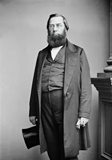 Diplomat Gallery: George Perkins Marsh of Vermont, between 1855 and 1865. Creator: Unknown