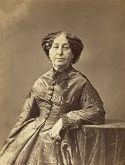 George Sand, about 1865. Creator: Nadar
