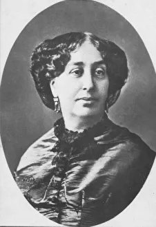 Amandine Aurore Lucie Gallery: George Sand, c1893. Artist: Nadar