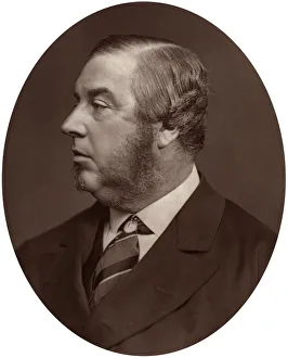 George Sclater-Booth MP, President of Local Government Board, 1878. Artist: Lock & Whitfield