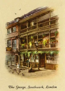 Dickens Gallery: The George, Southwark, London, 1936. Creator: Unknown