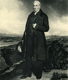Engineer Prints: George Stephenson, c1849, (1945). Creator: Unknown