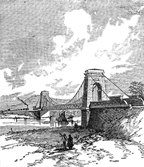 Innovation Prints: George Stephenson, Father of Railways: the first railway suspension bridge