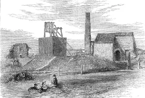 Centenary Prints: George Stephenson, Father of Railways: Killingworth Pit where Stephenson distinguished himself