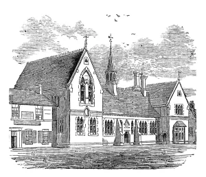 George Stephenson, Father of Railways: the Stephenson Memorial Institute... 1881. Creator: Unknown