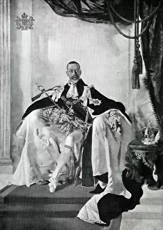 Images Dated 16th December 2005: George V, 1924. Artist: Charles Sims