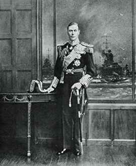 King George Vi Gallery: George VI, Admiral of the Fleet in the Royal Navy, 1936