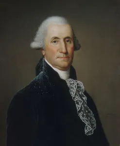 Powdered Prints: George Washington, 1795. Creator: Adolf Ulric Wertmüller