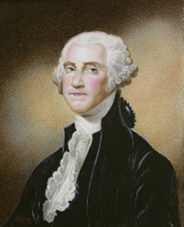 Enamel Prints: George Washington, 1810-1820. Creator: William Russell Birch