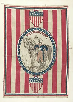 Michael Trekur Prints: George Washington Banner, c. 1939. Creator: Michael Trekur
