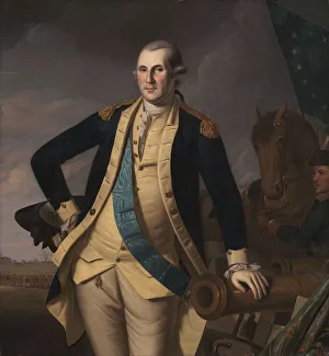 Charles Willson Peale Prints: George Washington at the Battle of Princeton