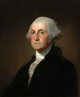 General Washington Prints: George Washington, c. 1800. Creator: Gilbert Stuart