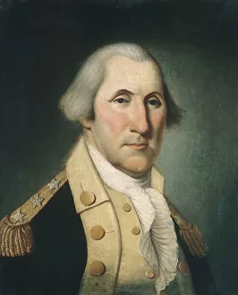 Commander Chief Gallery: George Washington, ca. 1790. Creator: Charles Peale Polk