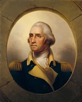 Rembrandt Prints: George Washington, ca. 1846. Creator: Rembrandt Peale
