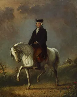 General Washington Prints: George Washington at Mount Vernon, 1810-1874. Creator: Alfred Jacob Miller