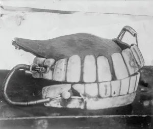 George Washington's teeth, between c1910 and c1915. Creator: Bain News Service