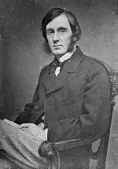 Rights Collection: George William Curtis, between 1855 and 1865. Creator: Unknown