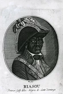 Georges Biassou, early leader of the 1791 slave rising that began the Haitian Revolution, 1806. Artist: Rea