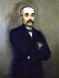 Clemenceau Prints: Georges Clemenceau, 1879. Artist: Edouard Manet
