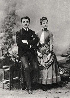 Grandchild Prints: Georges and Jeanne Hugo, grandchildren of French novelist Victor Hugo, 1884