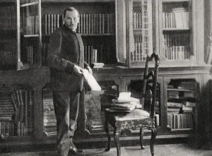 Bookshelves Gallery: Georges Ohnet, French novelist, 1883