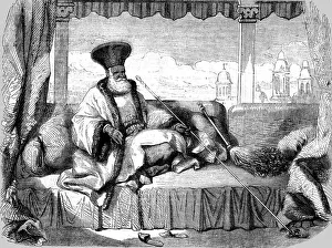 Romanian Prints: Georges Philipesco, Back-Boyard of Wallachia, 1854. Creator: Unknown