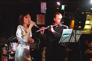 Alex Gallery: Georgia Mancio and Alex Garnett, Pizza Express, Dean St, London, 2007