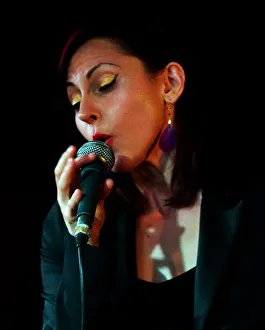 Pizza Express Prints: Georgia Mancio, Pizza Exp, London. Artist: Brian O Connor