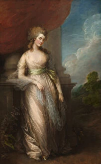 Spencer Georgiana Gallery: Georgiana, Duchess of Devonshire, 1783. Creator: Thomas Gainsborough