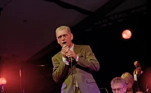 Georgie Fame, Brecon, 2005. Artist: Brian O Connor