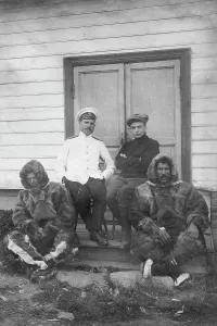 Group Of Men Prints: Georgii Iakovlevich Sedov, Vladimir Iul'evich Vize
