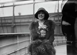 Transatlantic Prints: Geraldine Farrar, 1913. Creator: Bain News Service