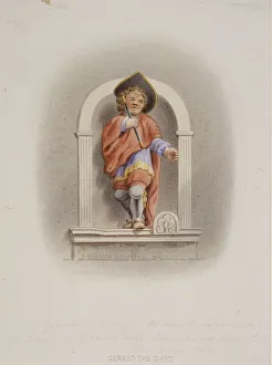 Alcove Prints: Gerard the Giant, Gerards Hall, Basing Lane, London, 1852