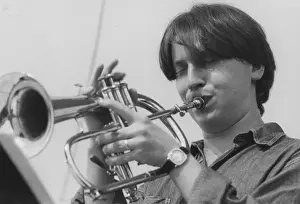 Trumpet Prints: Gerard Presencer, 1995. Creator: Brian Foskett
