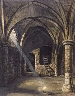 Basing Lane Gallery: Gerards Hall, London, 1852. Artist: A Heffer