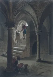 Gerards Hall, London, 1855. Artist: Percy William Justyne
