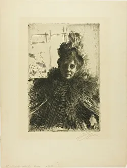 Gerda Hagborg III, 1896. Creator: Anders Leonard Zorn