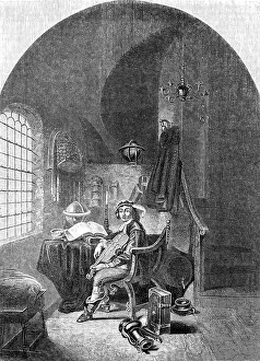 Dou Gerard Prints: Gerhard Douw's Portrait of Himself, 1857. Creator: M. Jackson