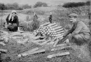 Shells Prints: German ammunition abandoned at Battle of the Marne