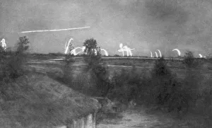 Gunfire Prints: German artillery, the Champagne front, France, World War I, 1915 (1929)