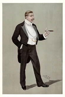 A German Attache, Baron Hermann von Eckardstein, German diplomat, 1898.Artist: Spy
