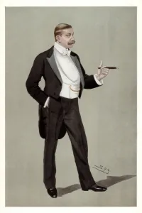 A German Attache, Baron Hermann von Eckardstein, German diplomat, 1898.Artist: Spy A German Attache, Baron Hermann von Eckardstein, German diplomat, 1898.Artist: Spy