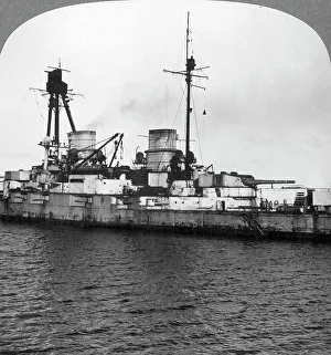 Battlecruiser Prints: German battlecruiser Derfflinger, World War I, 1918. Artist: Realistic Travels Publishers
