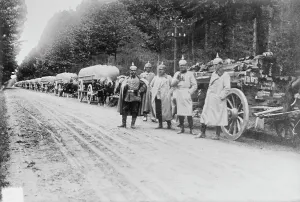 Deployment Prints: German bridge train, between c1914 and c1915. Creator: Bain News Service