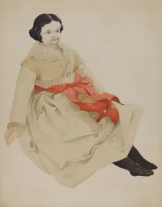 Boots Prints: German China Head Doll, 1935 / 1942. Creator: Unknown
