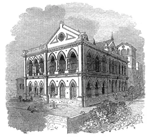 Hong Kong China Prints: The German Club, Hong-Kong, 1872. Creator: Unknown
